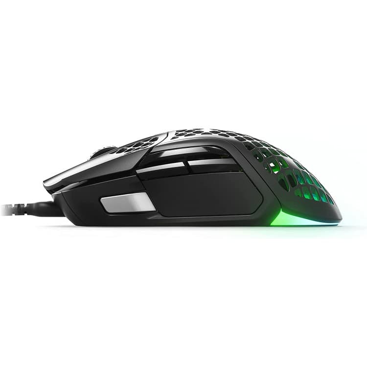 ماوس گیمینگ باسیم استیل سریز مدل Aerox 5 Wired Black — تصویر ۲