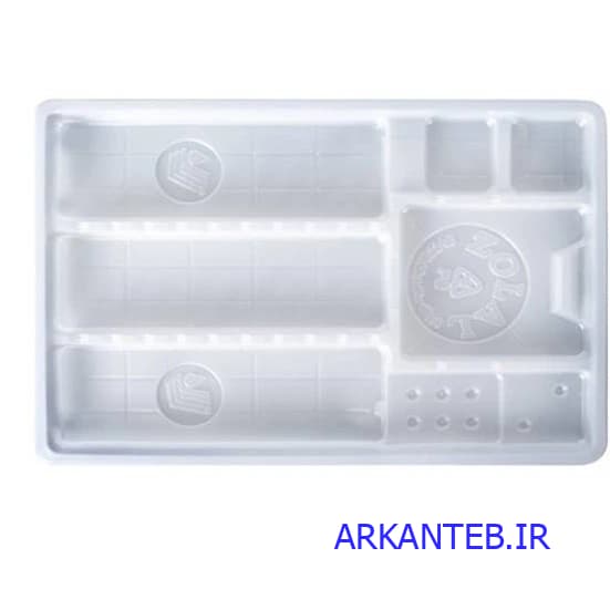 سینی یکبار مصرف دندانپزشکی نازک درجه 1 برند زلال ( بسته 300 گرمی ) ( ارسال از تهران )