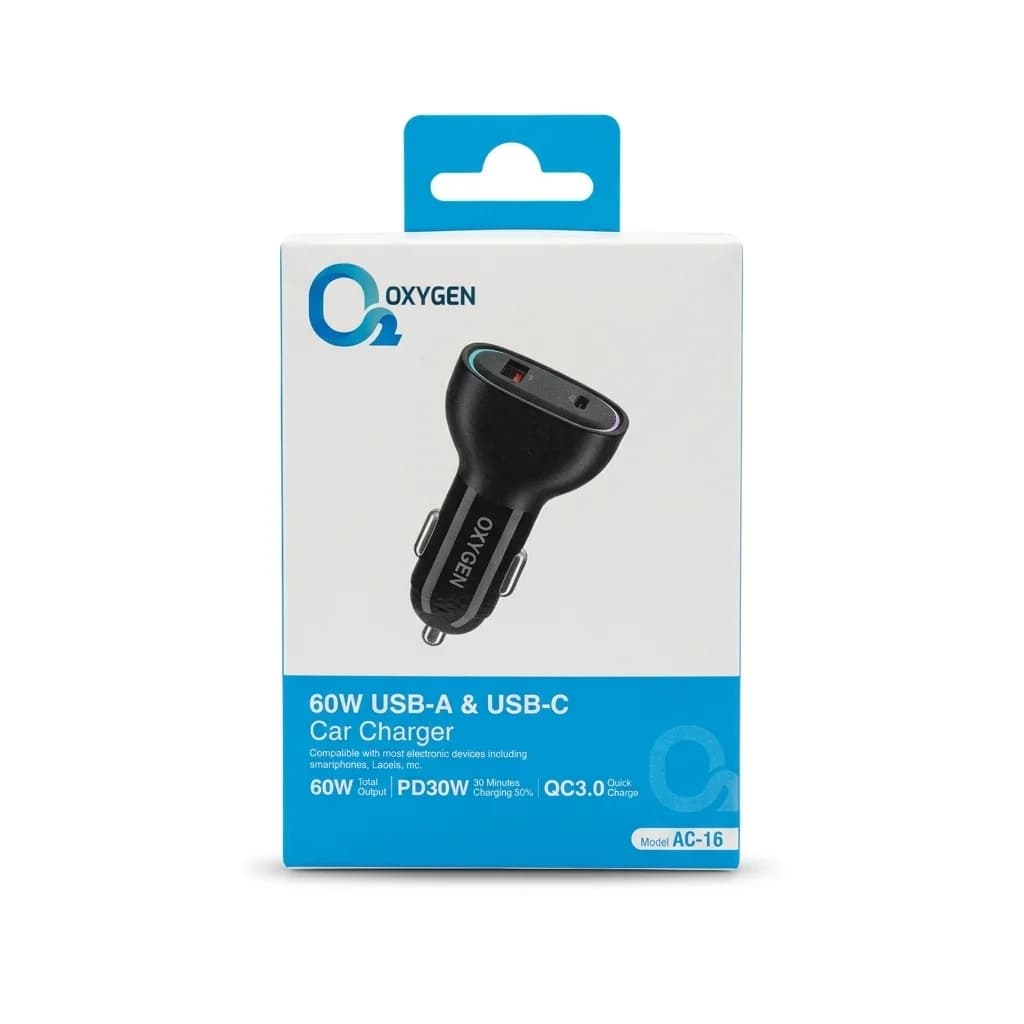 شارژر فندکی 60 وات اکسیژن مدل AC-16 — تصویر ۵