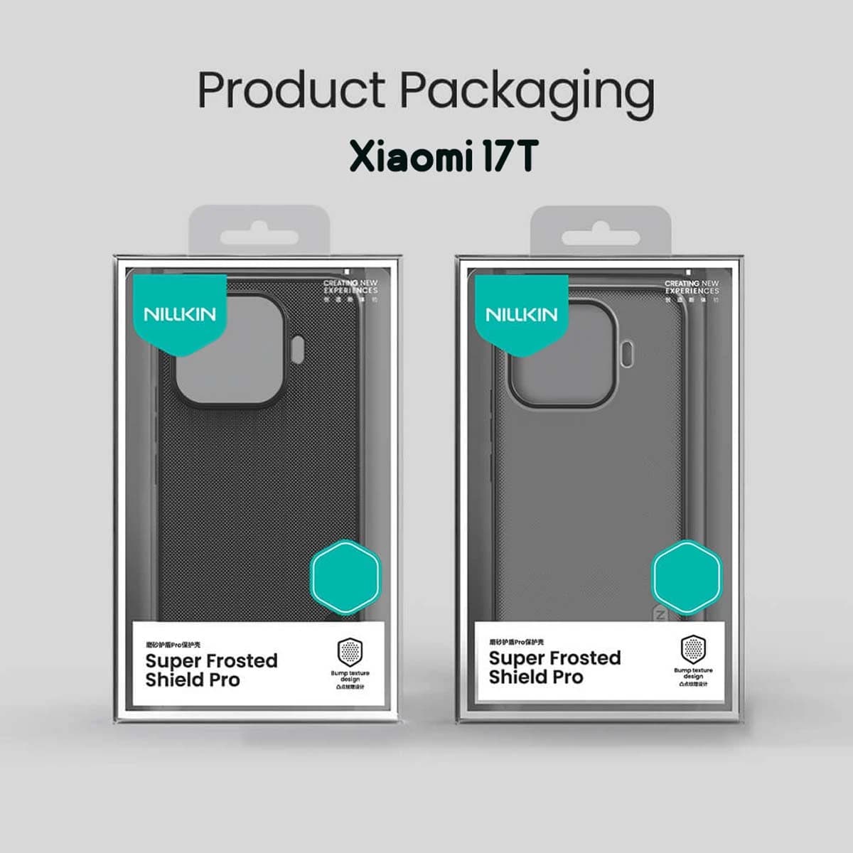 قاب ضدضربه دودی Xiaomi 17T مارک نیلکین مدل Super Frosted Shield Pro Clear — تصویر ۲