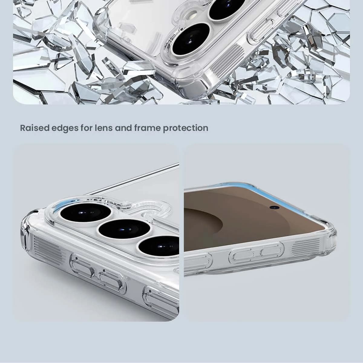قاب شفاف Galaxy S26 FE مارک نیلکین مدل TPU Pro — تصویر ۸
