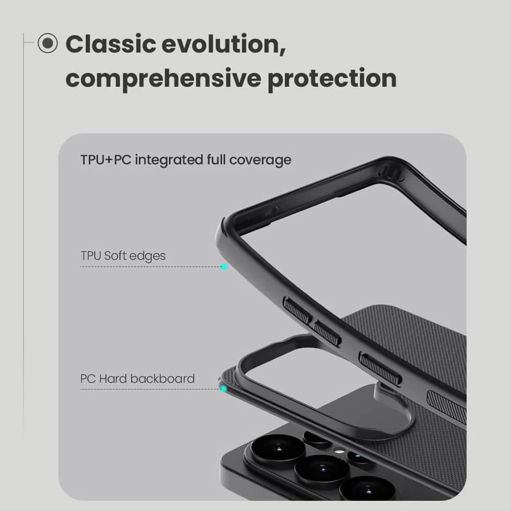 قاب ضدضربه مگنتی Galaxy S26 Ultra مارک نیلکین مدل Super Frosted Shield Pro Magnetic — تصویر ۱۱