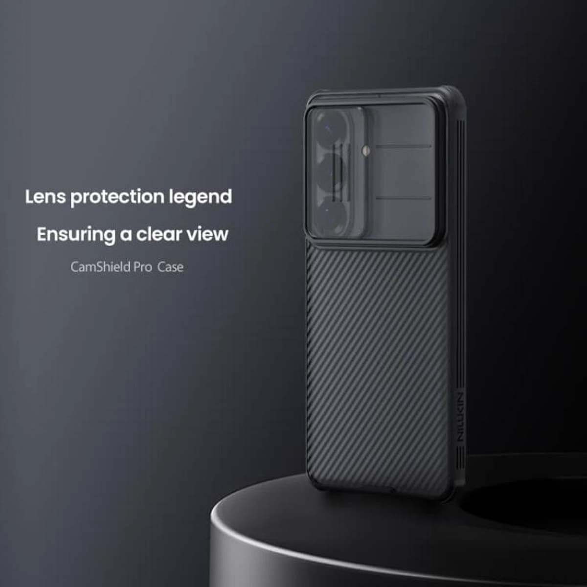 گارد ضدضربه دودی Galaxy S26 مارک نیلکین مدل Camshield Pro Clear — تصویر ۱۲