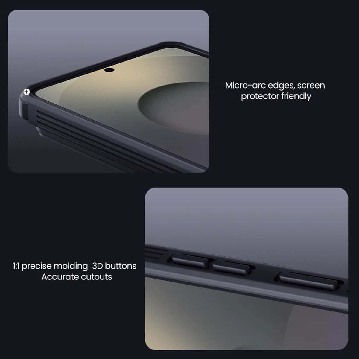 گارد ضدضربه دودی Galaxy S26 مارک نیلکین مدل Camshield Pro Clear — تصویر ۷