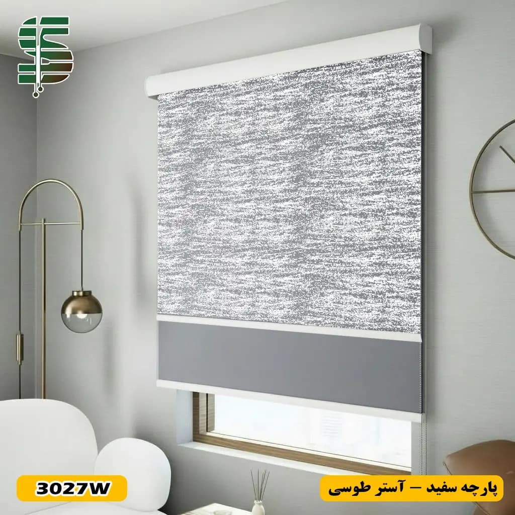 پرده شب و روز طرح پتینه کد 3027 در 3 رنگ