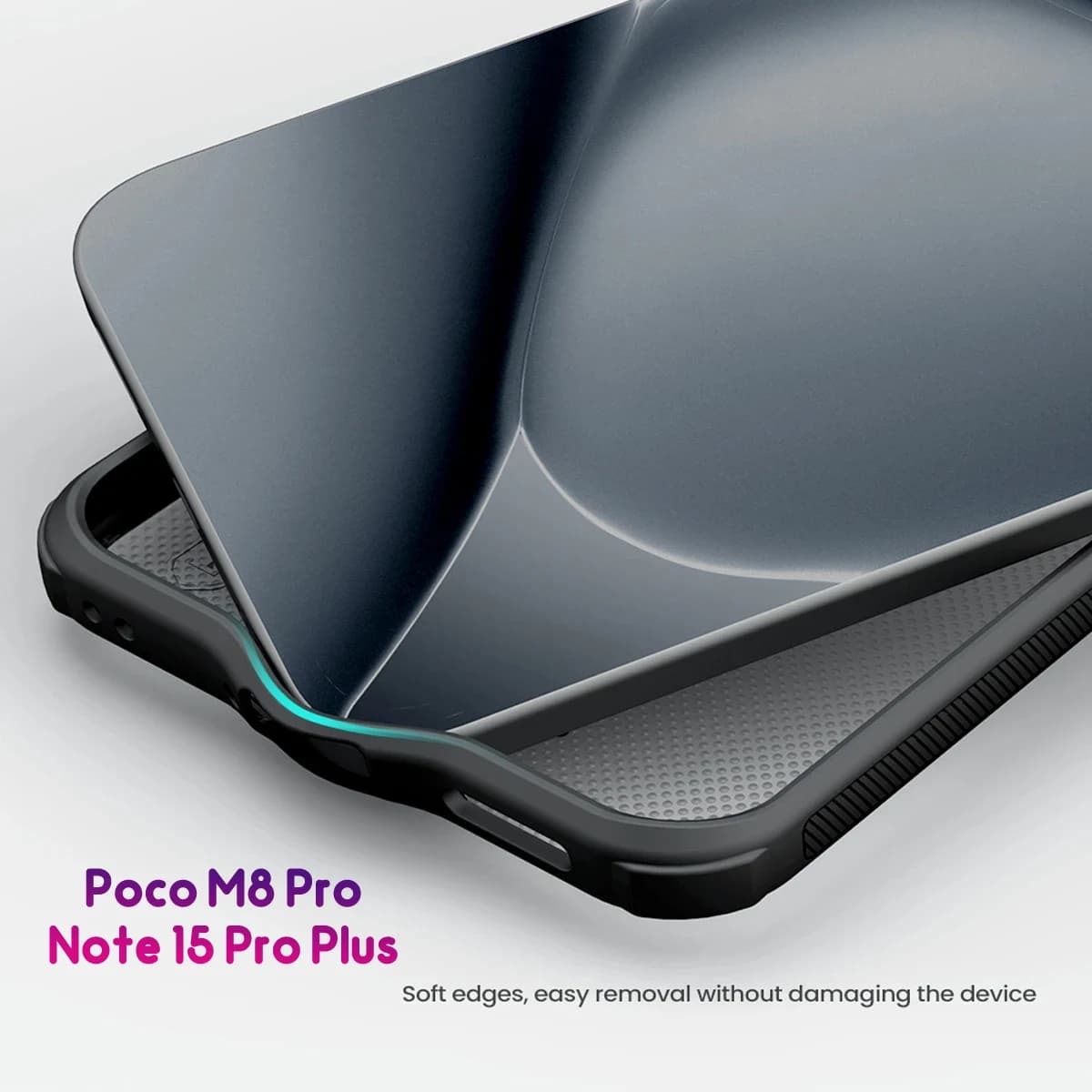 قاب ضدضربه دودی Poco M8 Pro مارک نیلکین مدل Super Frosted Shield Pro Clear — تصویر ۶
