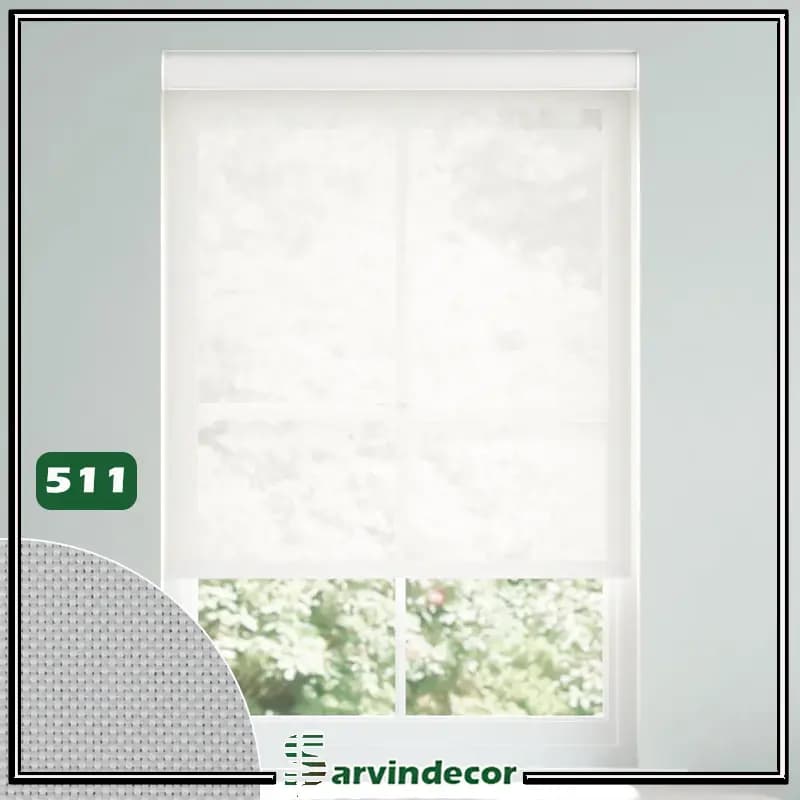 پرده شید سان اسکرین ساده 5 درصد کد R-AP در 5 رنگ — تصویر ۳