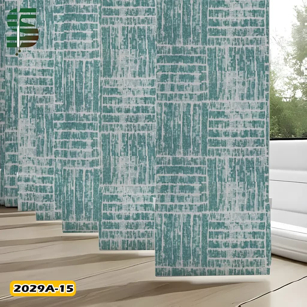 پرده لوردراپه طرح دار کد 2029A در 5 رنگ — تصویر ۳