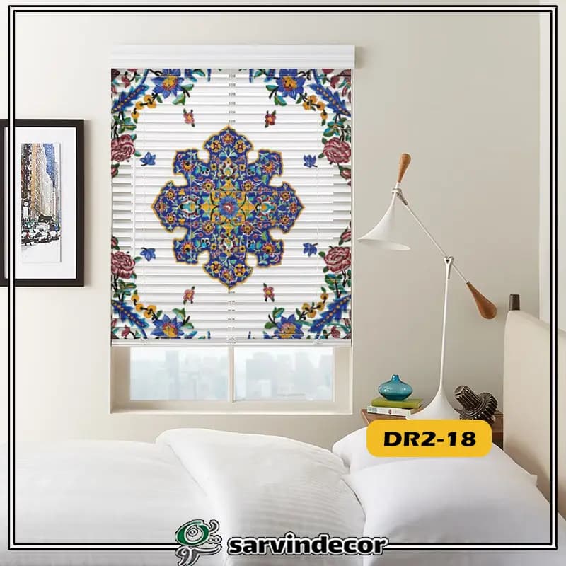 پرده سیلوئت مدل نقوش اسلیمی در 7 طرح — تصویر ۴