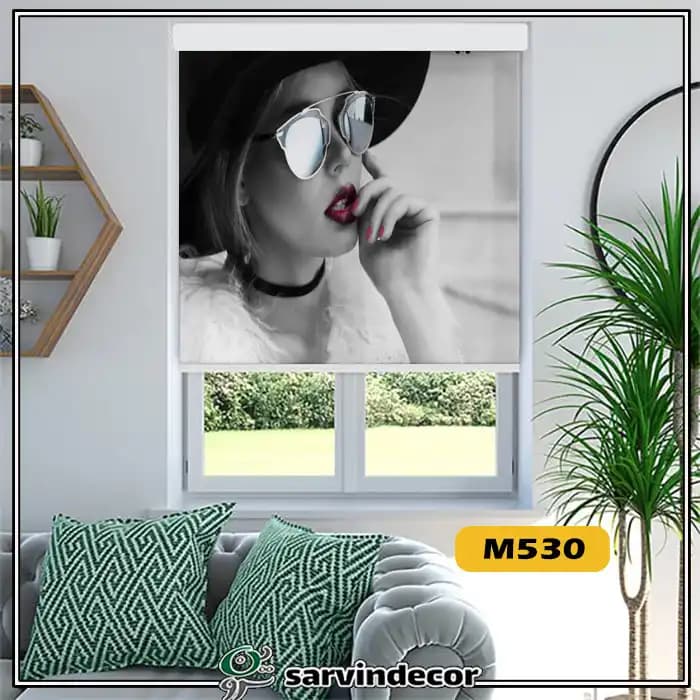 پرده شید مدل چهره و صورت در 6 طرح — تصویر ۷