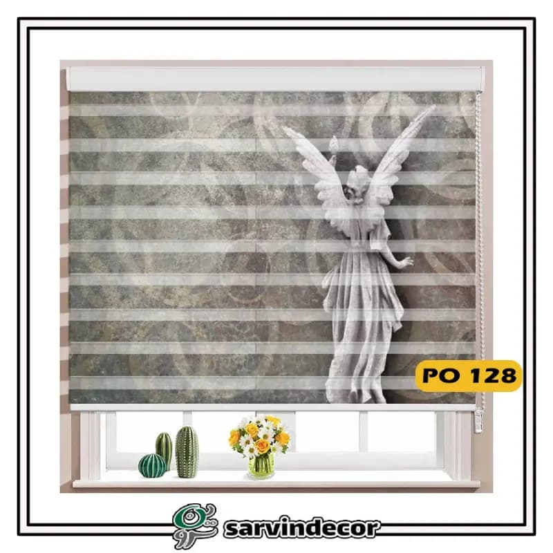 پرده زبرا مدل فرشته و انسان بالدار در 7 طرح