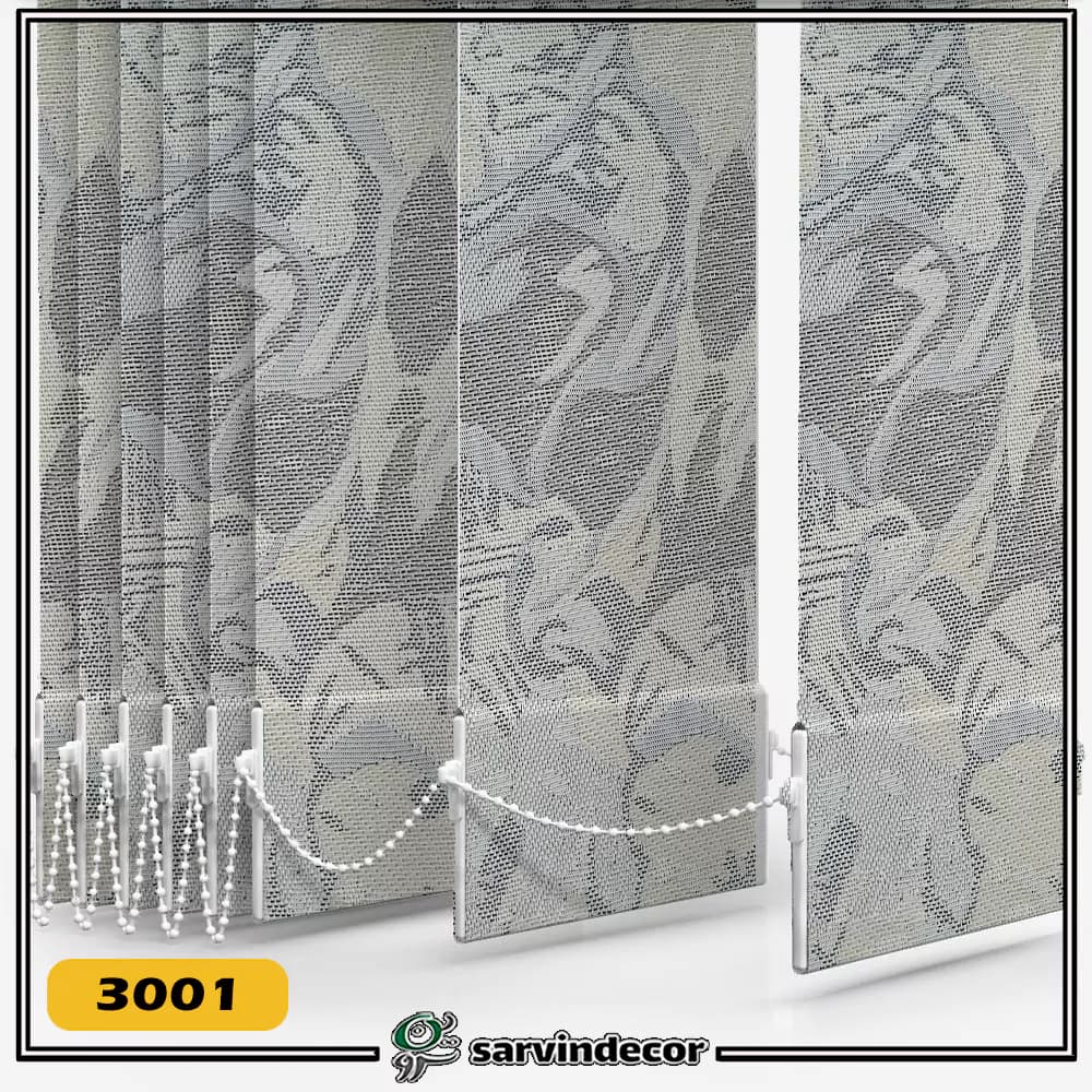 پرده لوردراپه طرح پتینه کد 3000 در دو رنگ