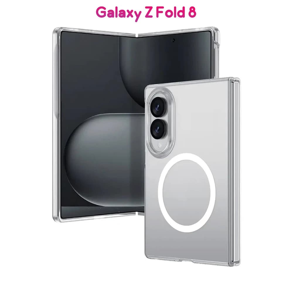 قاب مگ سیف Delgado تمام شفاف Galaxy Z Fold 8 مارک Green Lion — تصویر ۹