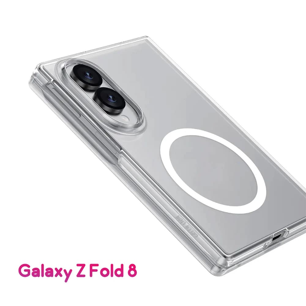 قاب مگ سیف Delgado تمام شفاف Galaxy Z Fold 8 مارک Green Lion — تصویر ۱۲