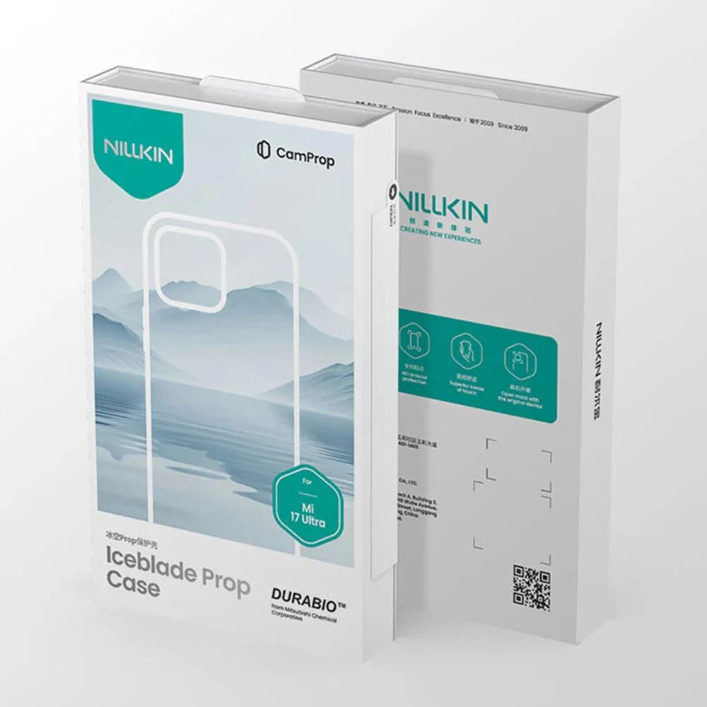 قاب کریستالی مگنتی کمرا استند شیشه‌ای Xiaomi 17 Ultra مارک نیلکین مدل Iceblade Prop Magnetic — تصویر ۱۲