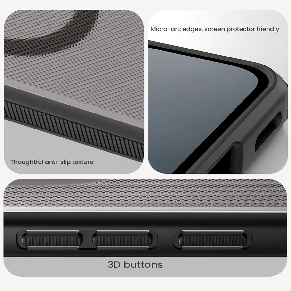 قاب ضدضربه مگنتی Poco M8 Pro مارک نیلکین مدل Super Frosted Shield Pro Magnetic — تصویر ۳