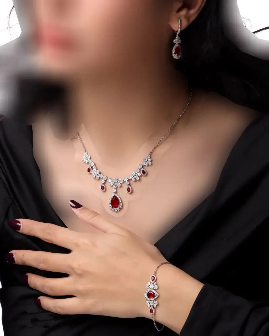 سرویس نقره زنانه جی تی ای طرح جی نایس کد sv-207