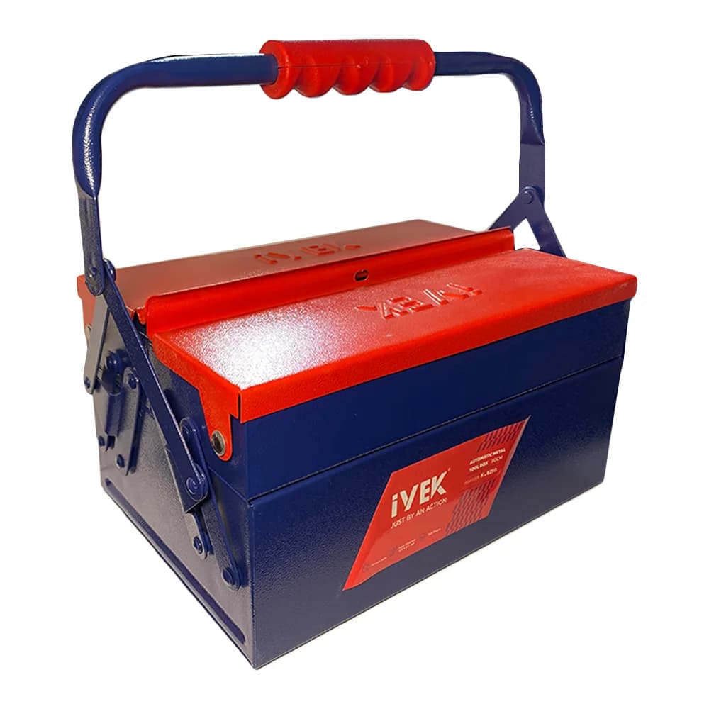 جعبه ابزار فلزی اتوماتیک ایوک 30 سانتی متر مدل K-8250 — تصویر ۴