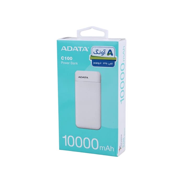 پاوربانک فست شارژ ای دیتا مدل C100 PD ظرفیت 10000 میلی آمپر — تصویر ۵