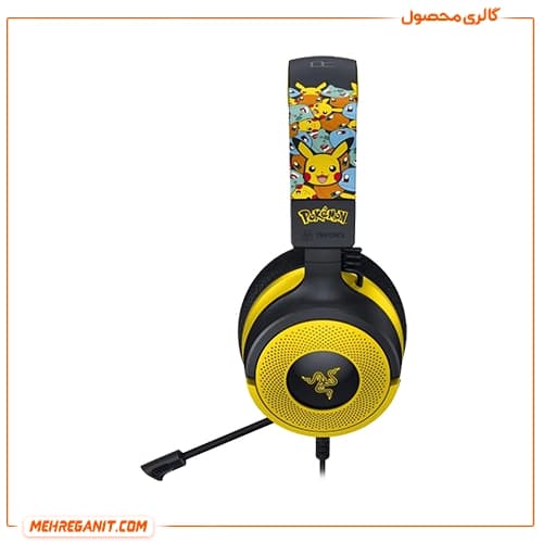 هدست گیمینگ ریزر مدل Kraken V4 X Pokemon — تصویر ۴