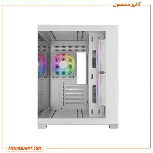 کیس کامپیوتر گیم دیاس مدل Gamdias AURA GC10M V2 WH ARGB — تصویر ۵