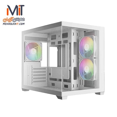 کیس کامپیوتر گیم دیاس مدل Gamdias AURA GC10M V2 WH ARGB