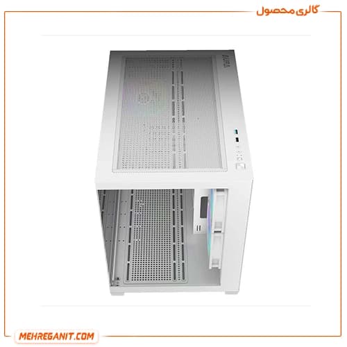 کیس کامپیوتر گیم دیاس مدل Gamdias AURA GC10M V2 WH ARGB — تصویر ۳
