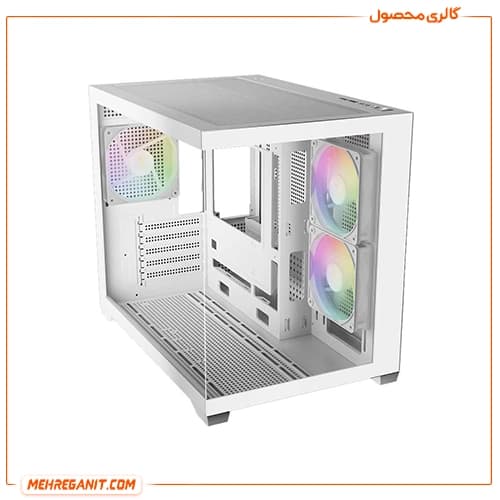کیس کامپیوتر گیم دیاس مدل Gamdias AURA GC10M V2 WH ARGB — تصویر ۷