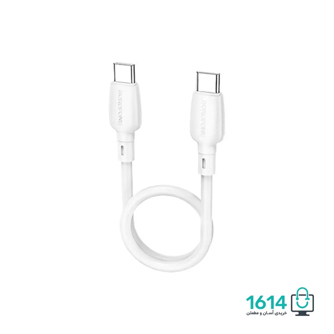 کابل پاوربانکی تایپ سی به تایپ سی بروفون مدل BX93 0.25M