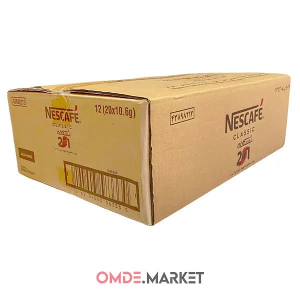 کافی میکس نسکافه رژیمی بدون قند 2در1 عمده 12 بسته 20 عددی (طرح قدیم) — تصویر ۴