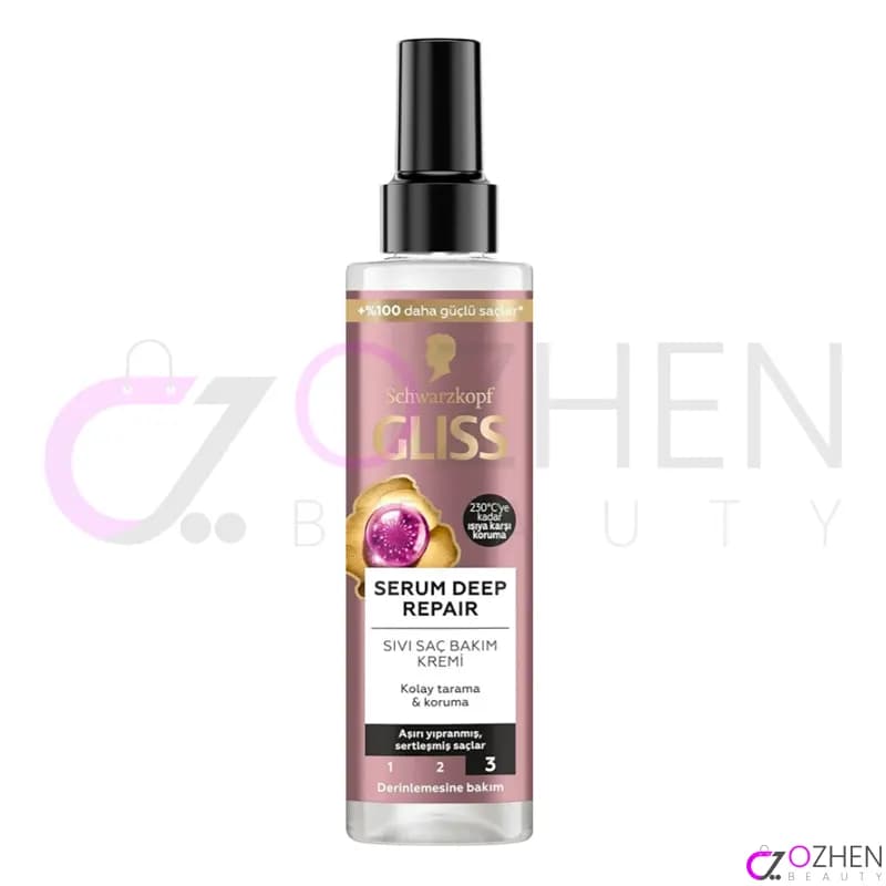 اسپری دوفاز مو SERUM DEEP REPAIR گلیس 200میل – GLISS — تصویر ۸