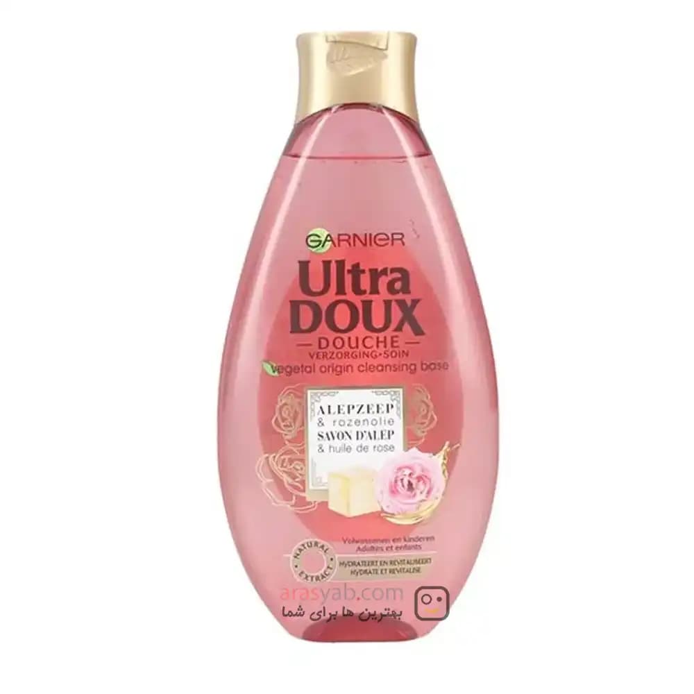 شامپو بدن ULTRA DOUX گارنیر حاوی روغن گل رز 500میل – GARNIER — تصویر ۵