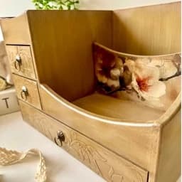 استند لوازم آرایش چوبی — تصویر ۹