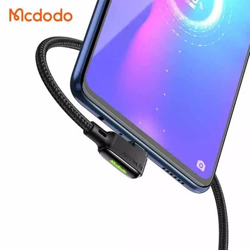 کابل شارژ USB به MicroUsb نود درجه 1.8 متری مک دودو مدل 7531 — تصویر ۱۲