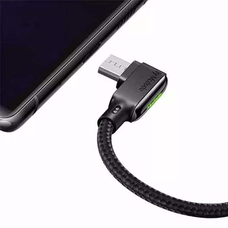 کابل شارژ USB به MicroUsb نود درجه 1.8 متری مک دودو مدل 7531 — تصویر ۸