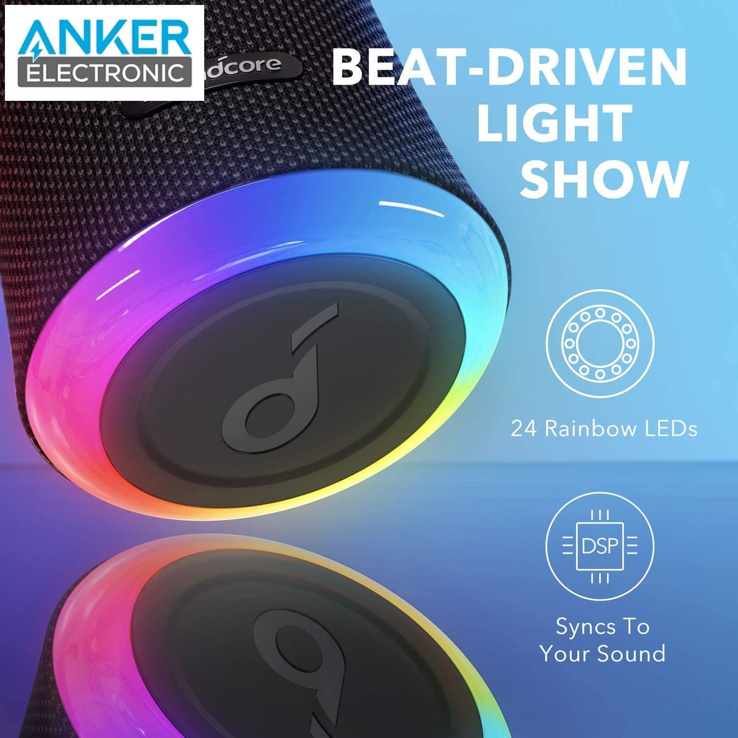 اسپیکر بلوتوثی انکر Anker Soundcore Flare 2 A3165 — تصویر ۵
