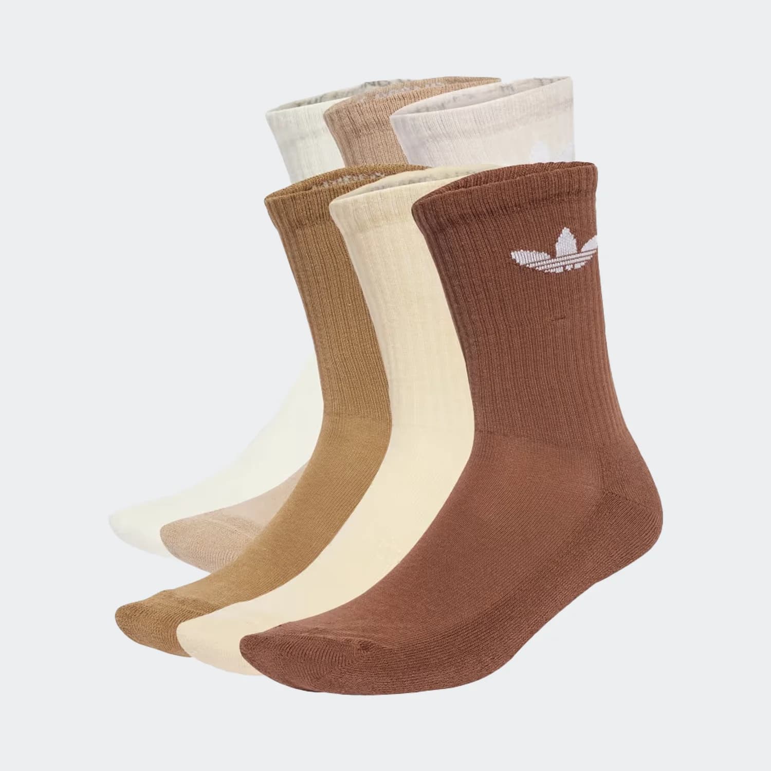جوراب زنانه و بچگانه آدیداس مدل Trefoil Cushion Crew Socks 6 Pairs