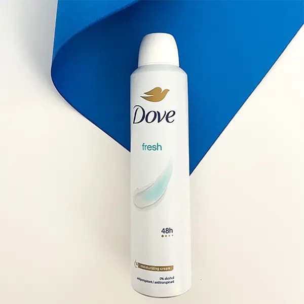 اسپری بدن ضد تعریق زنانه داو (Dove) مدل Fresh حجم 250 میلی‌لیتر (اورپا) — تصویر ۳