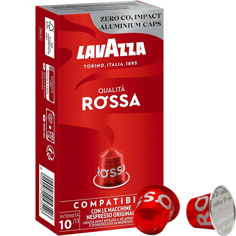 کپسول قهوه آلومینیومی لاوازا مدل Qualità Rossa