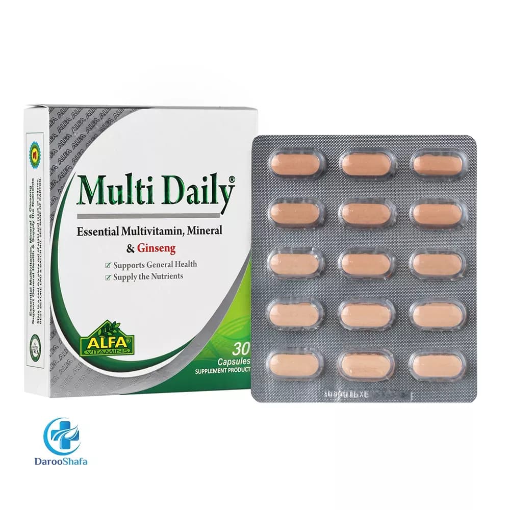مولتی دیلی 30 عددی آلفا ویتامینز — تصویر ۳
