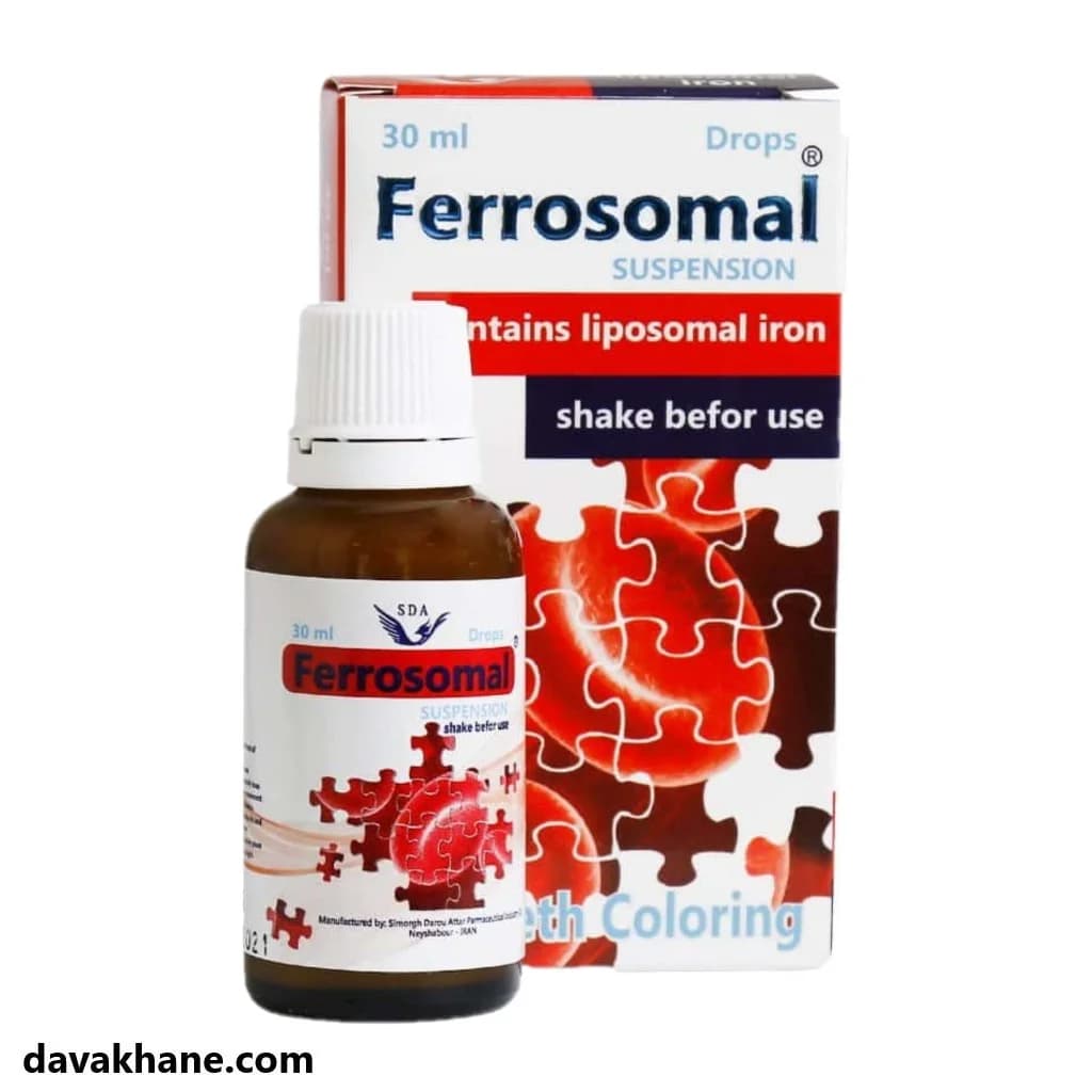 قطره آهن فروزومال 7 میلی گرم سیمرغ دارو عطار ۳۰ میلی لیتری — تصویر ۲
