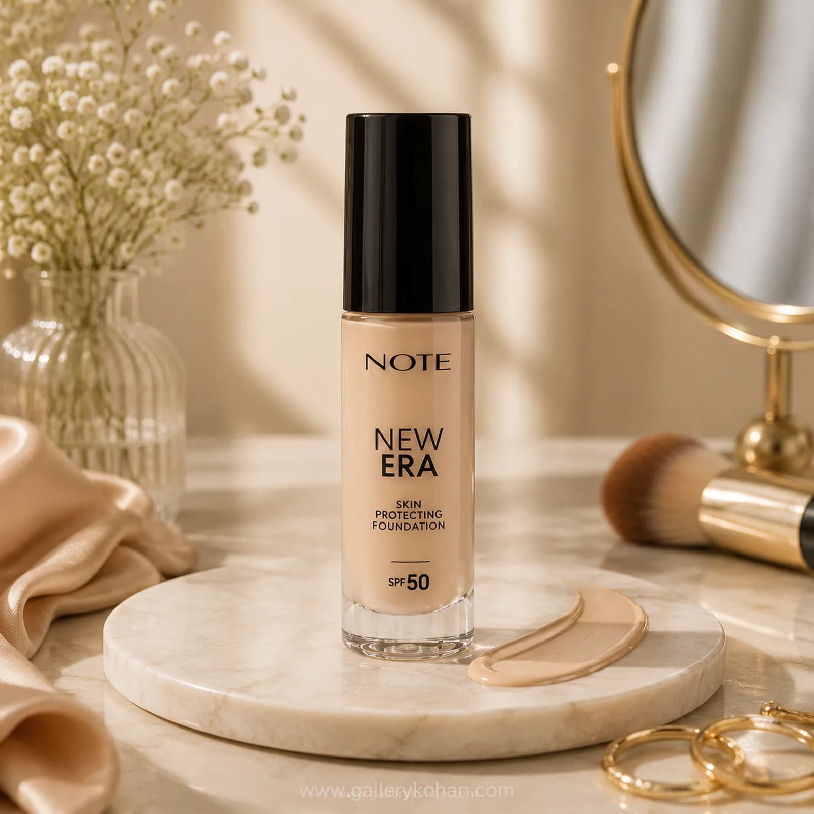 کرم پودر مایع SPF 50 نوت مدل NEW ERA شماره 110 مناسب برای انواع پوست حجم 30 میلی‌لیتر | گارانتی اصالت و سلامت فیزیکی کالا — تصویر ۳