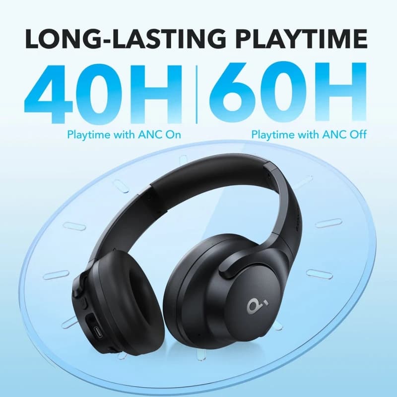 هدست بلوتوثی انکر مدل (upgraded) Soundcore Life Q20 ANC — تصویر ۳