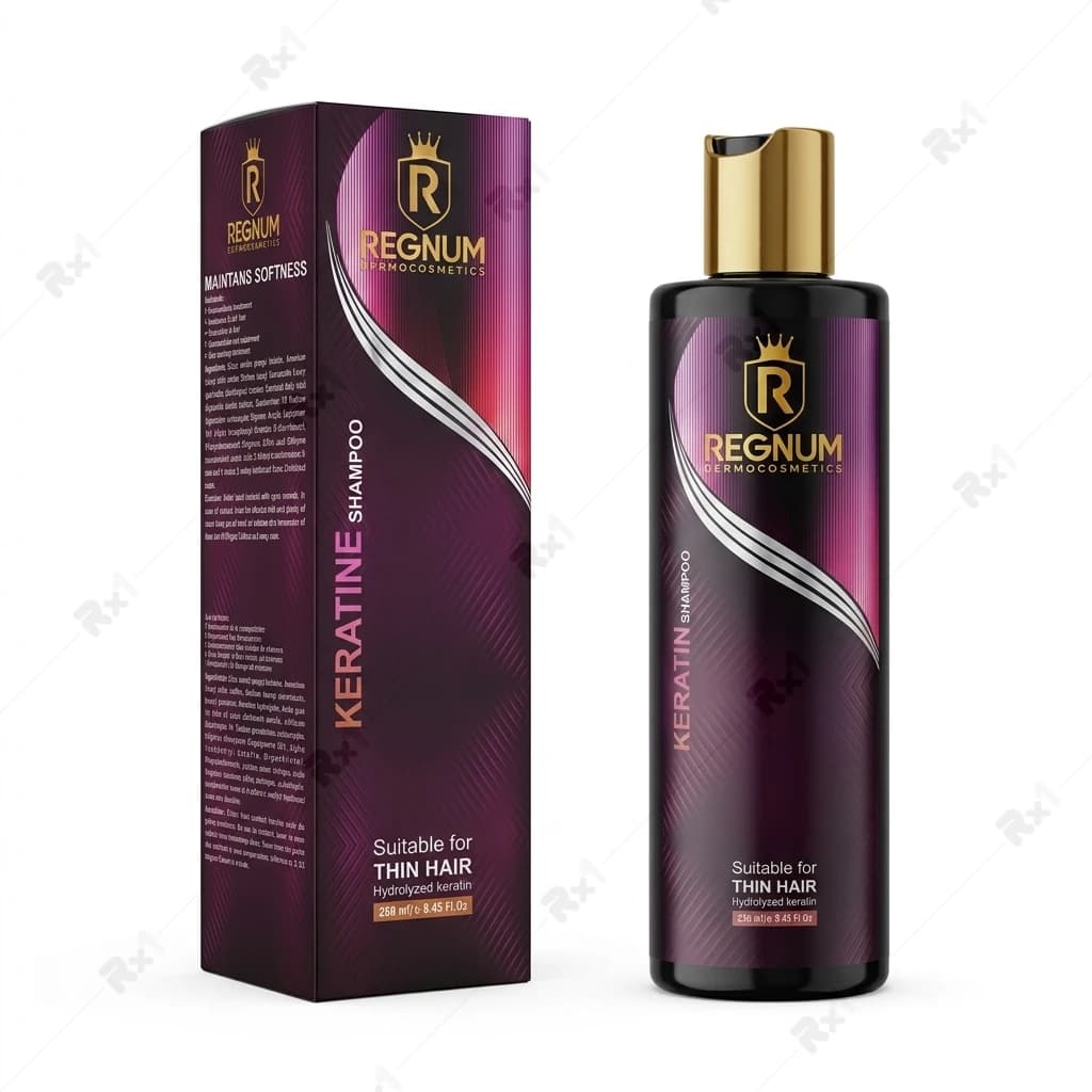 شامپو کراتین رگنوم مخصوص موهای نازک 250 میلی‌لیتر — تصویر ۹