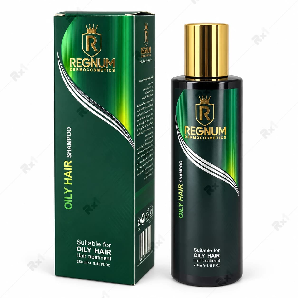 شامپو رگنوم مناسب موهای چرب حجم 250 میلی لیتر — تصویر ۲