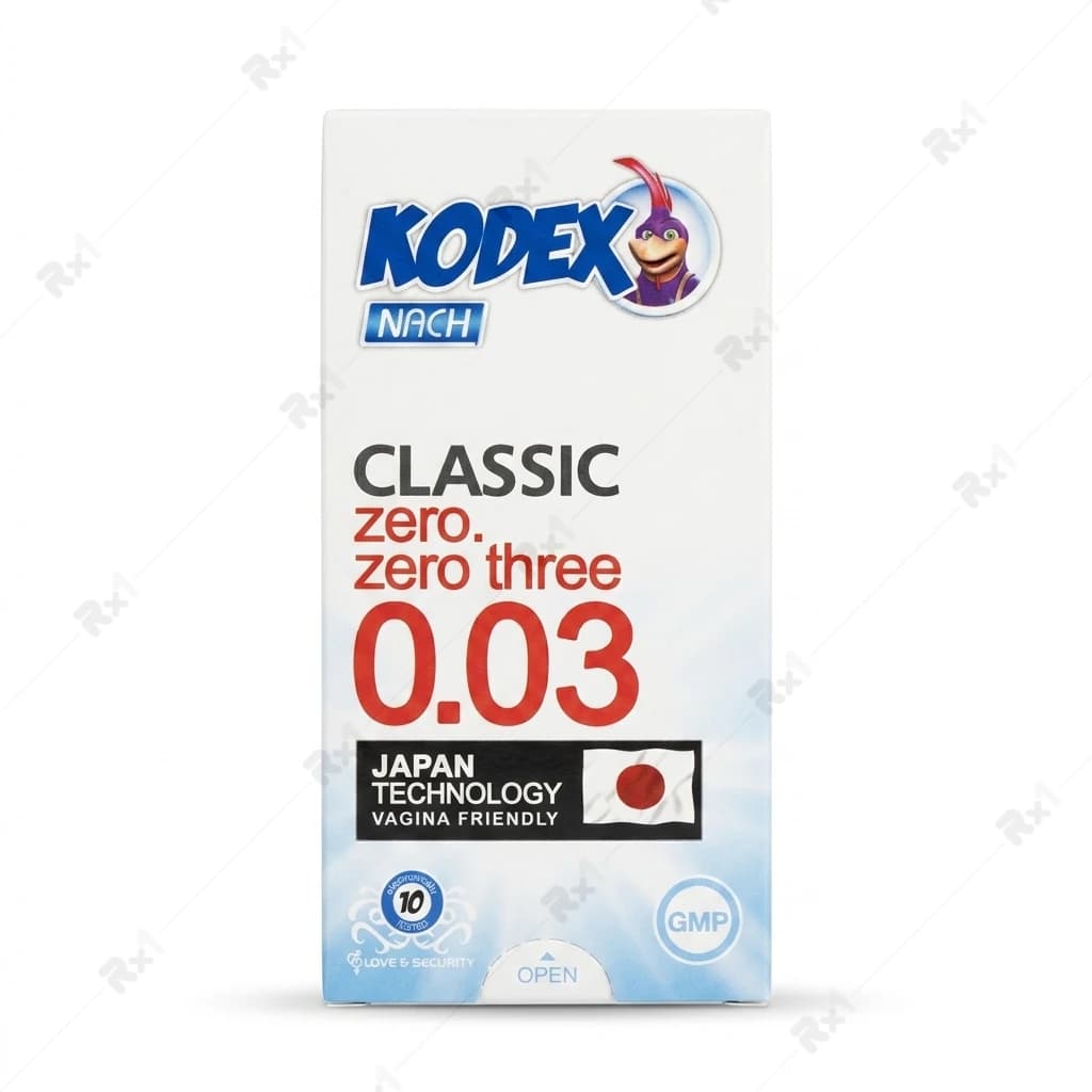 کاندوم ناچ کدکس کلاسیک مدل خیلی نازک 0.03 بسته 10 عددی