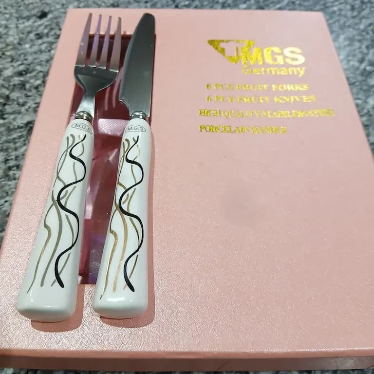 کارد و چنگال سرامیکی 12 پارچه MGS کد 37991 — تصویر ۲