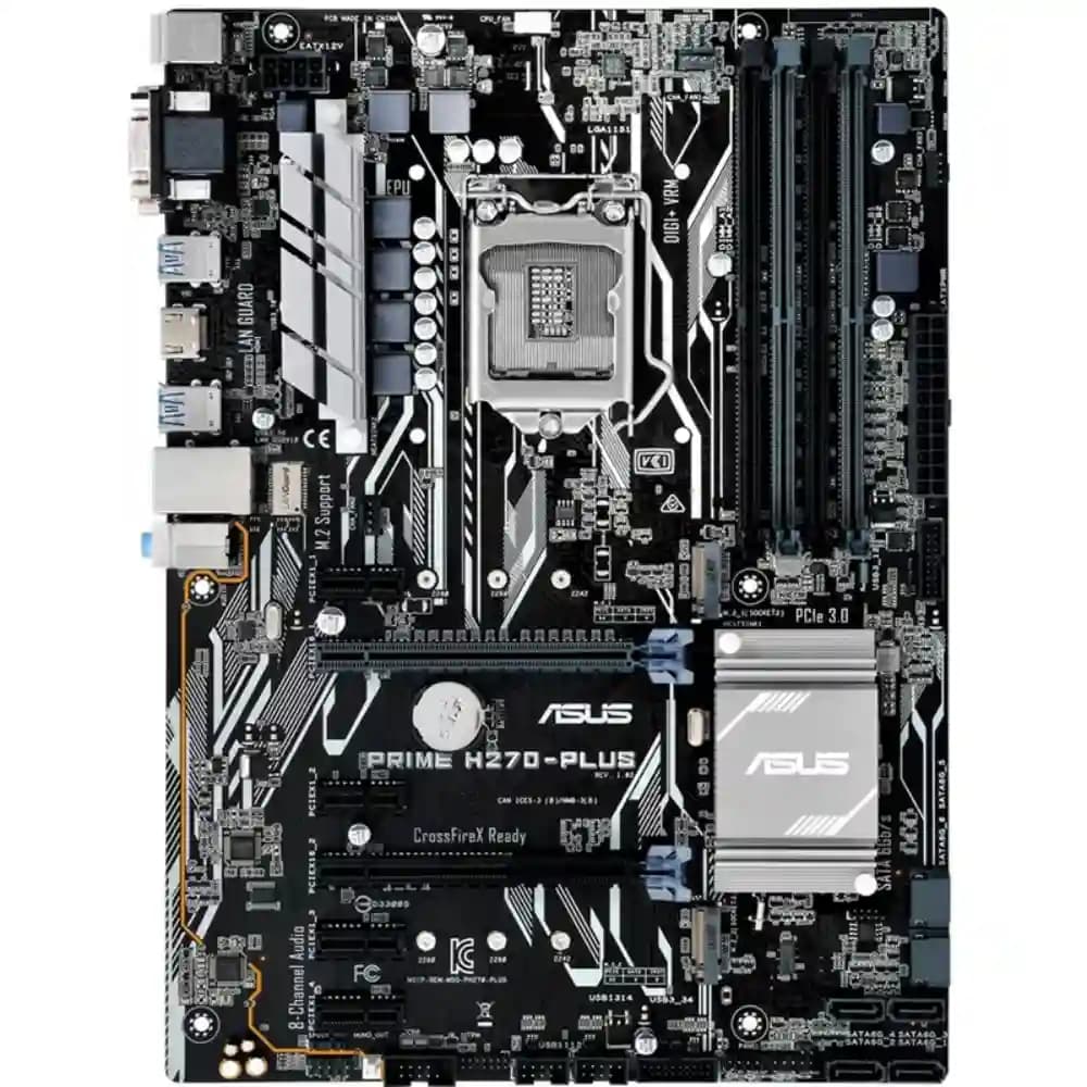 مادربرد ایسوس مدل PRIME H270-PLUS کارکرده — تصویر ۵