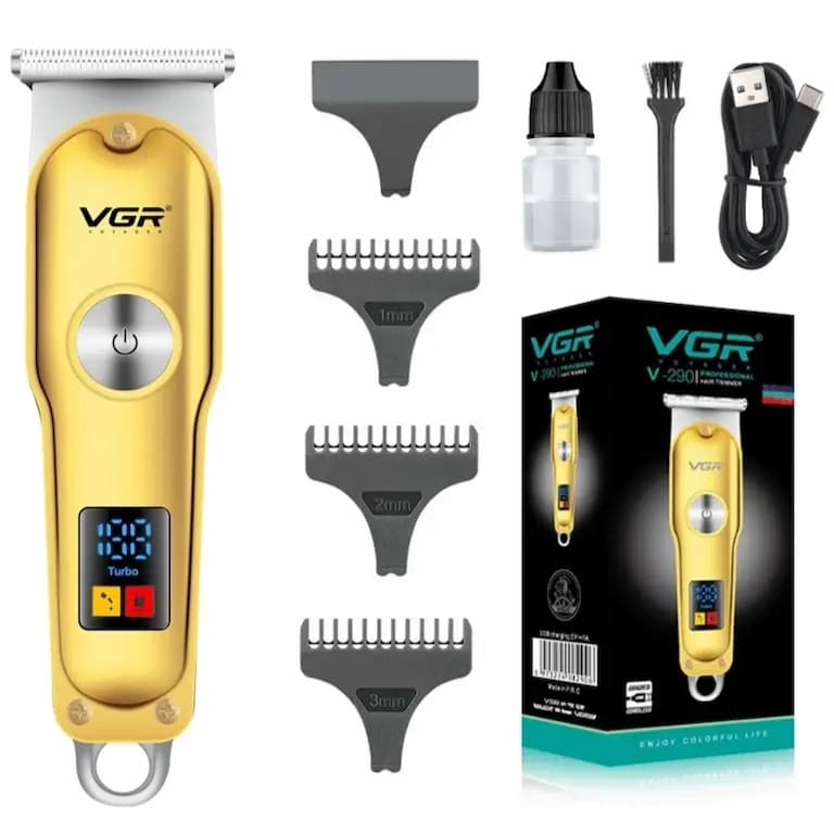 ماشین اصلاح خط زن وی جی ار مدل V-290 شارژی — تصویر ۱۰