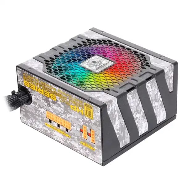 منبع تغذیه گرین GP600B-HP EVO کارکرده — تصویر ۳